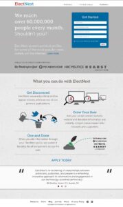 The new ElectNext site