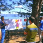 Team brainstorming at Lake Tahoe