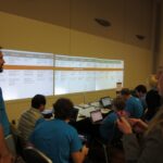 The virtual unconference board at TransparencyCamp