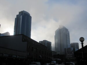 View from Pike Place in the early morning