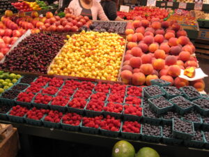 Fresh fruit at Pike Place Market