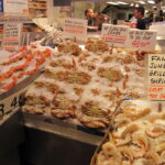 Fresh seafood at Pike Place Market