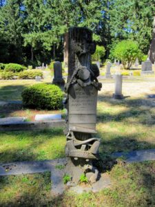 Port Blakely Cemetery “Here Rests a Woodman of the World”