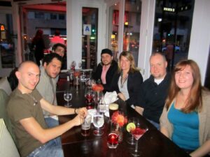 The WebDevStudios San Diego dinner
